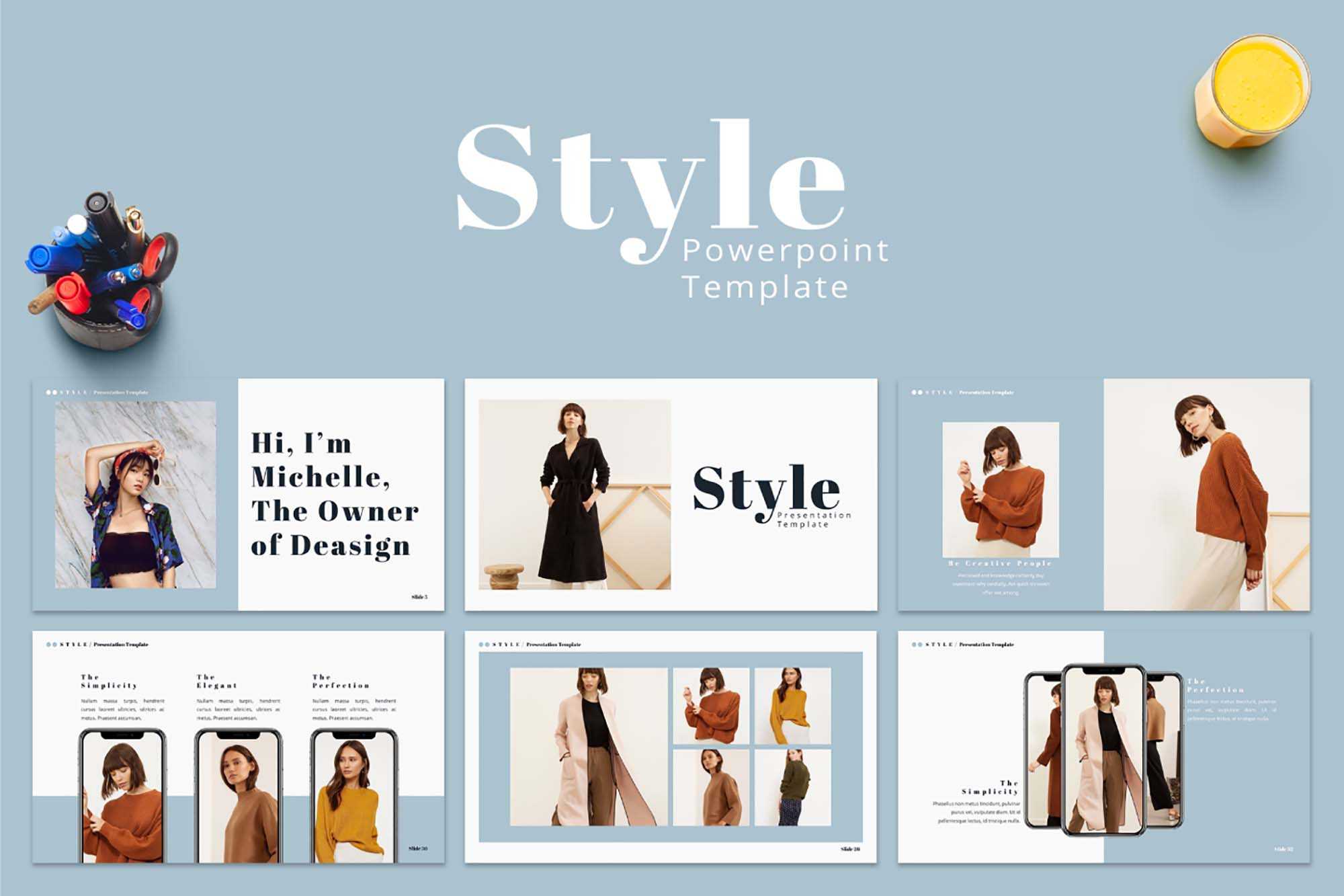 Style Free PowerPoint Presentation Template (PPT)