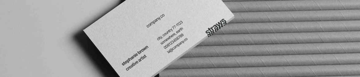 Stylish Business Card Mockup