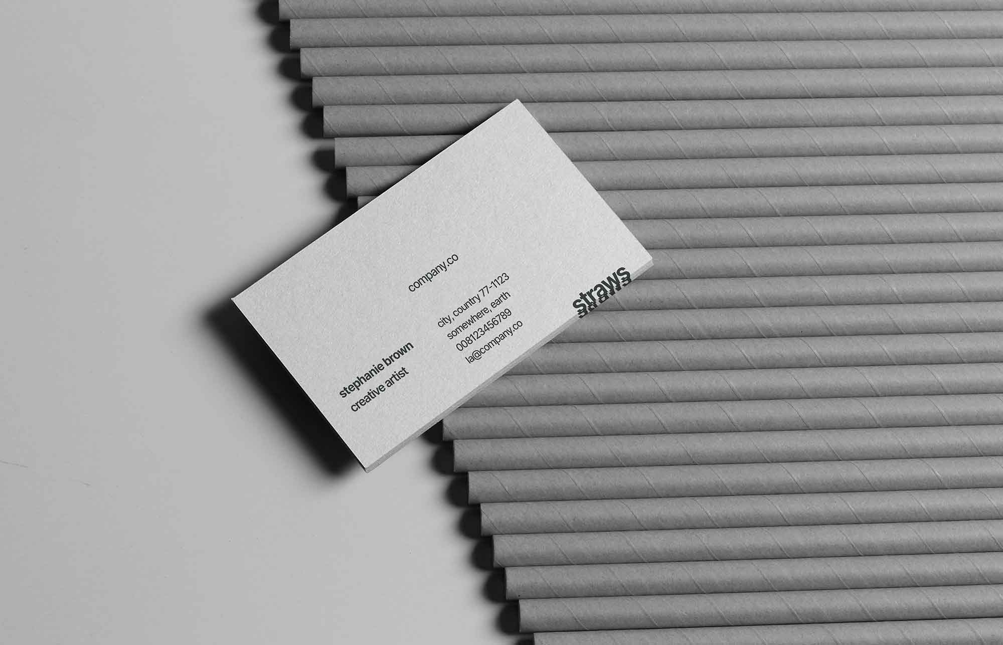 Stylish Business Card Mockup