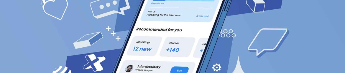 Stylized iPhone 14 Mockup