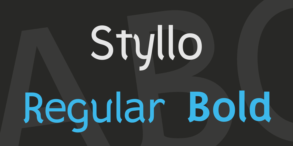 Styllo Font Family