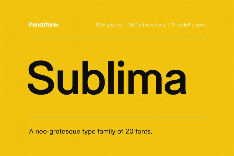 Sublima Font