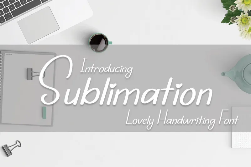 Sublimation Script Font