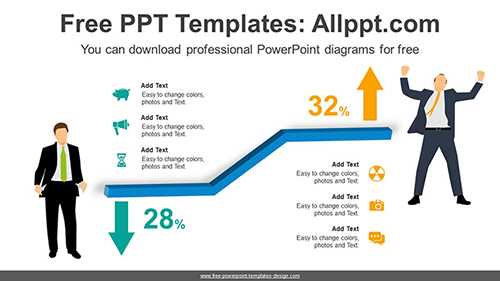 Success Businessman PowerPoint Diagram