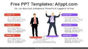 Success-Failure Scales PowerPoint Diagram