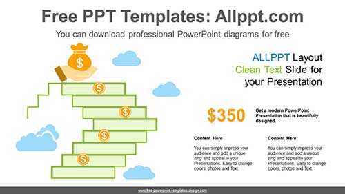Success Stairs PowerPoint Diagram