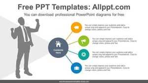 Successful Business Man PPT Diagram