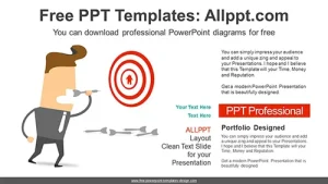 Successful Business Target PowerPoint Diagram