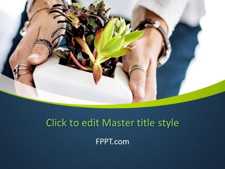 Succulent PowerPoint Template