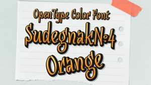 Sudegnak No4 Font › Fontesk
