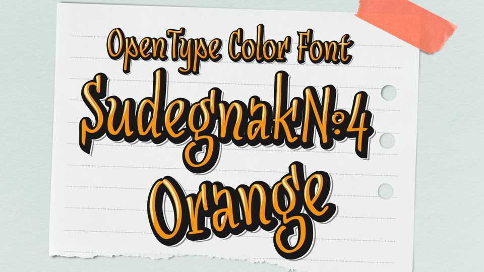 Sudegnak No4 Font › Fontesk