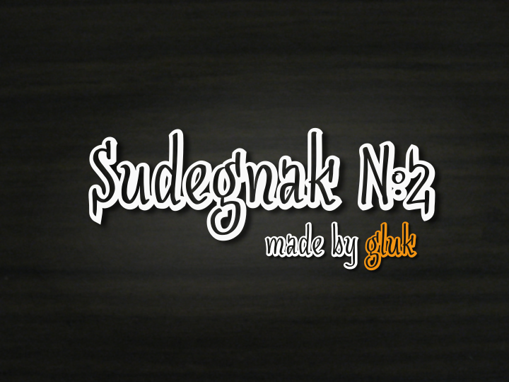 SudegnakNo2 Font