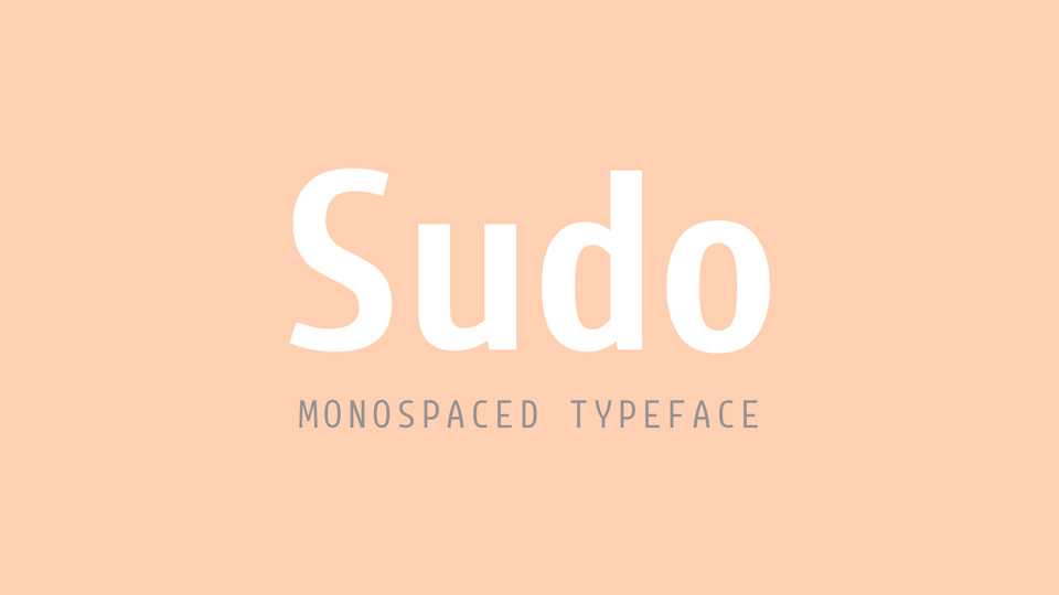 Sudo Font Family › Fontesk