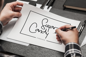 Sugar Candy Signature Font