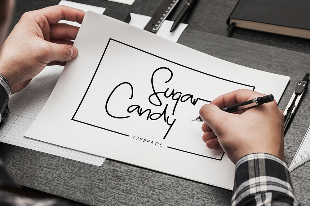 Sugar Candy Signature Font