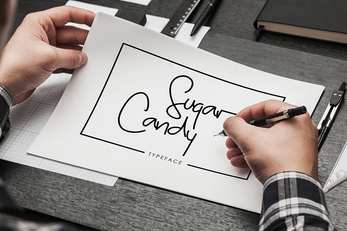 Sugar Candy Signature Typeface