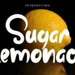 Sugar Lemonade Script Font
