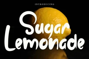 Sugar Lemonade Script Font