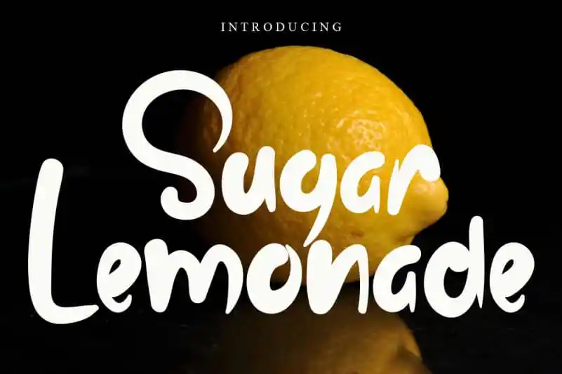 Sugar Lemonade Script Font