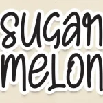 Sugar Melon Display Font