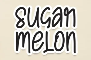 Sugar Melon Display Font