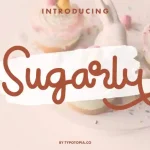 Sugarly Fancy Script Font