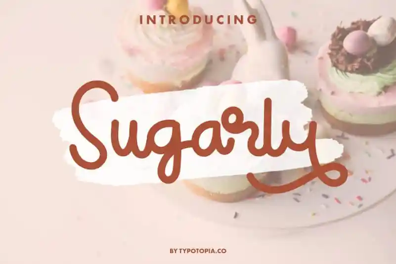 Sugarly Fancy Script Font