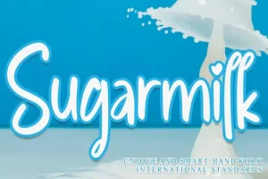 Sugarmilk Brush Font