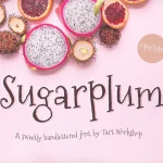 Sugarplum Font - Fonte Grátis Sugarplum Font