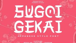 Sugoi Gekai Font › Fontesk