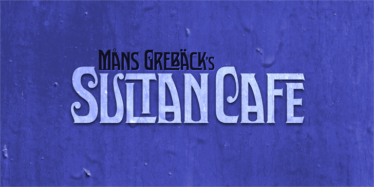 Sultan Cafe font
