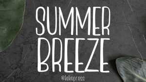 Summer Breeze Font › Fontesk