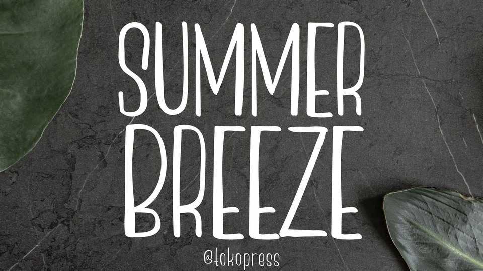 Summer Breeze Font › Fontesk