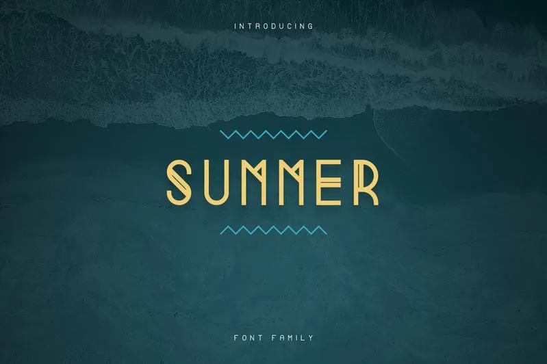 Summer Display Font - Free Demo