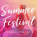 Summer Festival Typeface