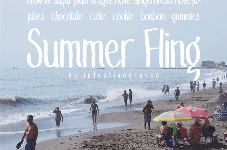 Summer Fling Medium Font