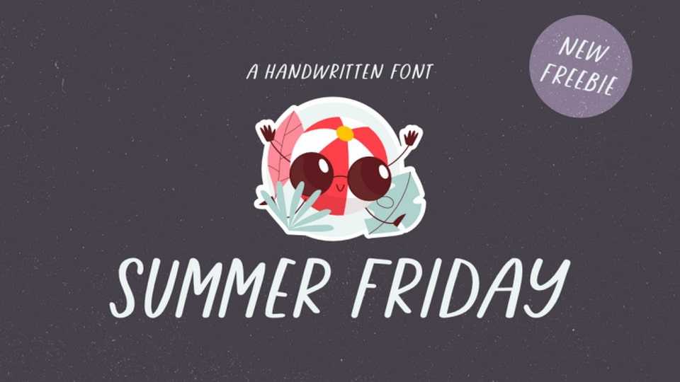 Summer Friday Font › Fontesk