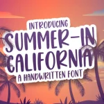 Summer in California Font