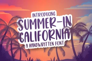 Summer in California Font