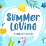 Summer Loving Display Font - Fonte Grátis Summer Loving Display Font