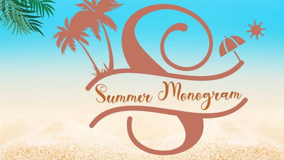 Summer Monogram Font › Fontesk