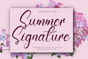 Summer Signature Font