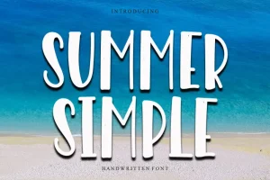 Summer Simple Font