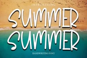 summer summer Font