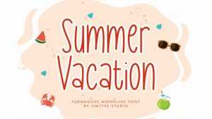Summer Vacation Font › Fontesk