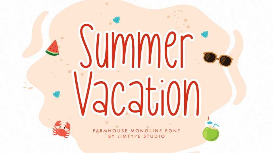 Summer Vacation Font › Fontesk