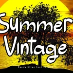 Summer Vintage Font