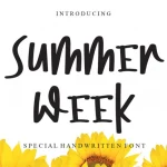 Summer Week Font