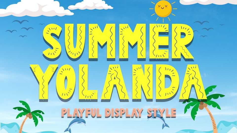 Summer Yolanda Font › Fontesk