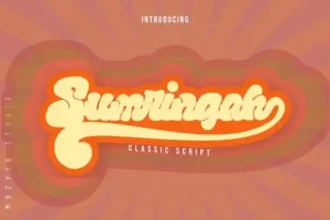 Sumringah Script Font